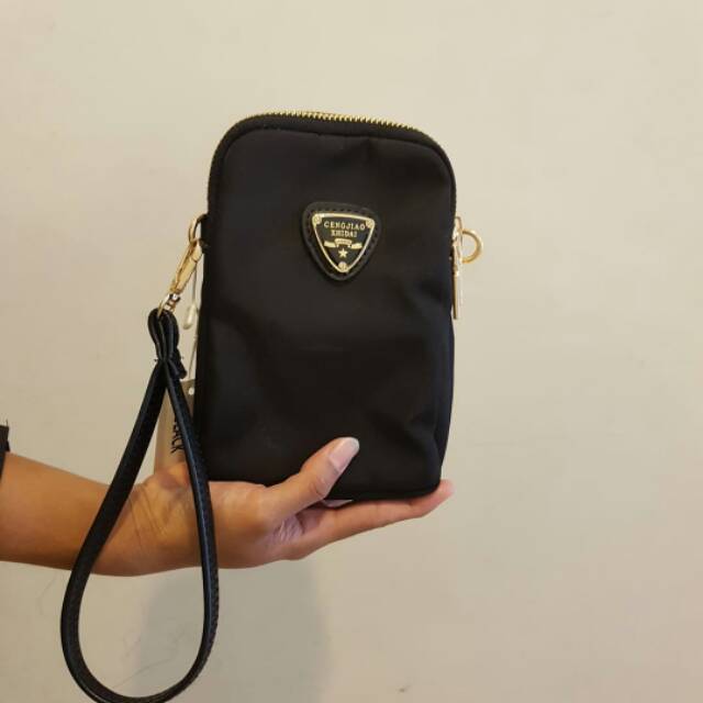 Dompet HP Tas Selempang Wanita Mini Shoulder Bag Import Bahan Parasut Serba Guna Kecil