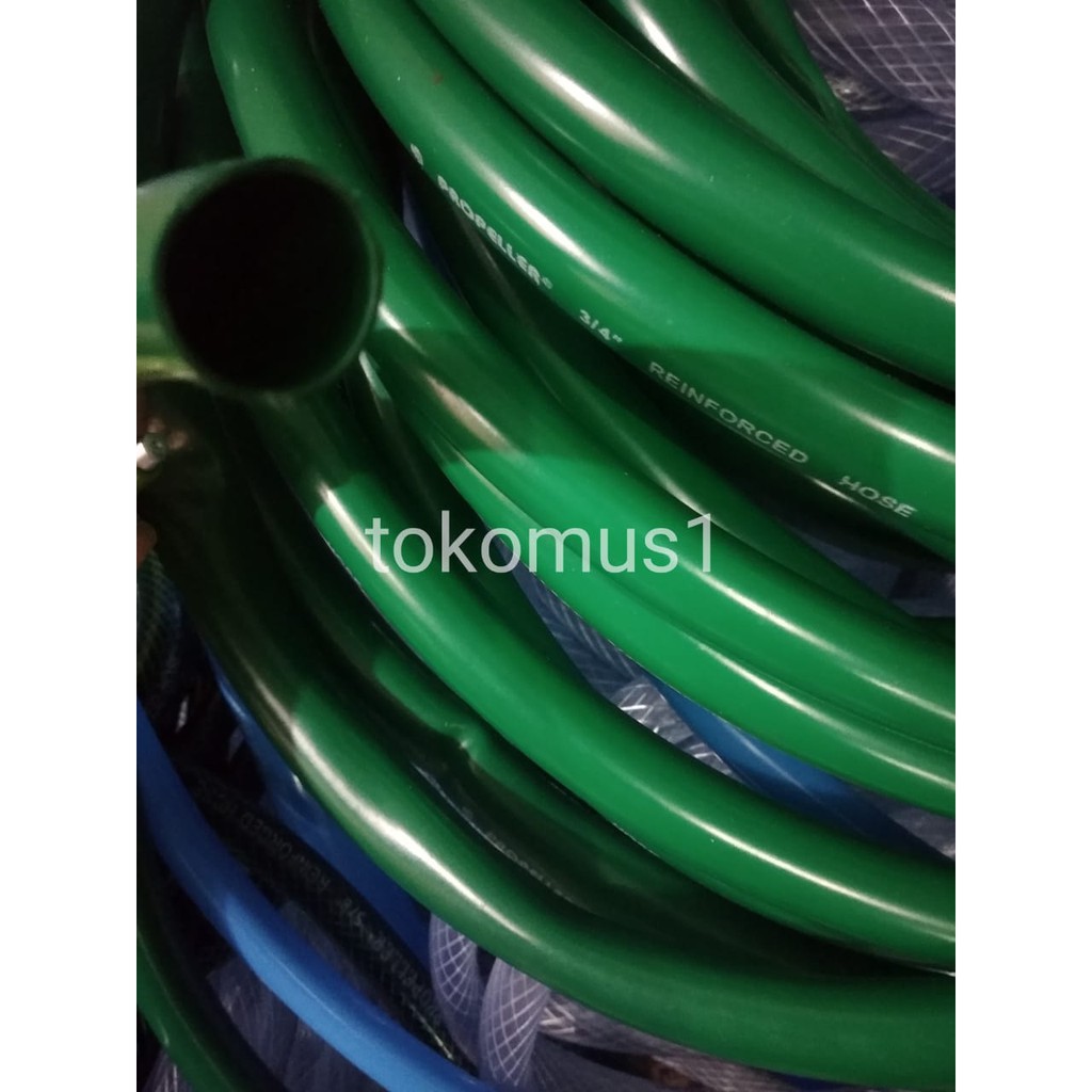 SELANG AIR ELASTIS UKURAN 3/4&quot; / SELANG AIR DOP 3/4&quot; HARGA PER METER