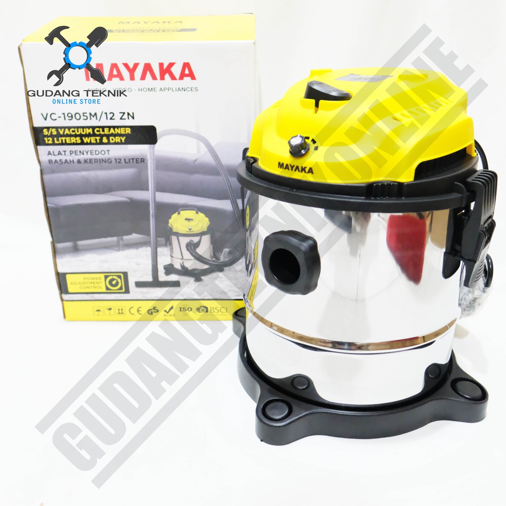 Vacuum Cleaner MAYAKA VC-1905M/12 ZN - Penyedot Debu Mayaka Vacum Cleaner VC1905M Multipro 12L