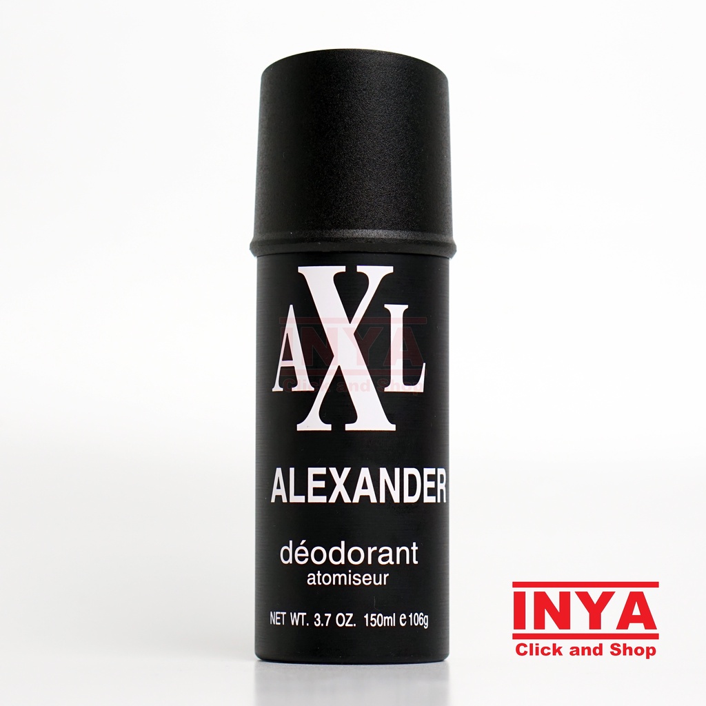 AXL ALEXANDER BLACK DEODORANT PARFUME SPRAY 150ml