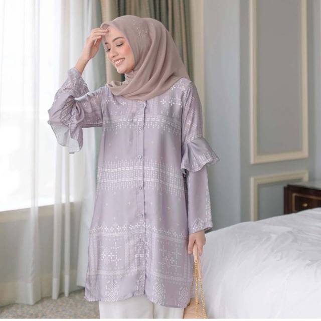 PRELOVED Tepian Tunic Biyan XXL Vanillahijab