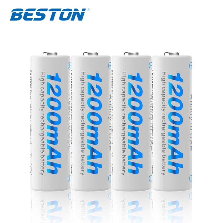 BATERAI BATTERY AA BESTON CHARGE BATRE CAS RECHARGEABLE 1200mAh