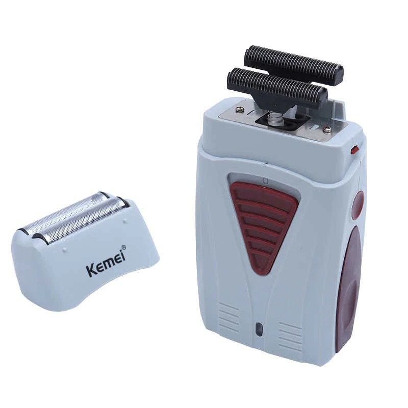 Kemei KM 3382 Alat Cukur Rambut Botak Rata Kulit Kumis Shaver Mesin Cukuran KM-3382
