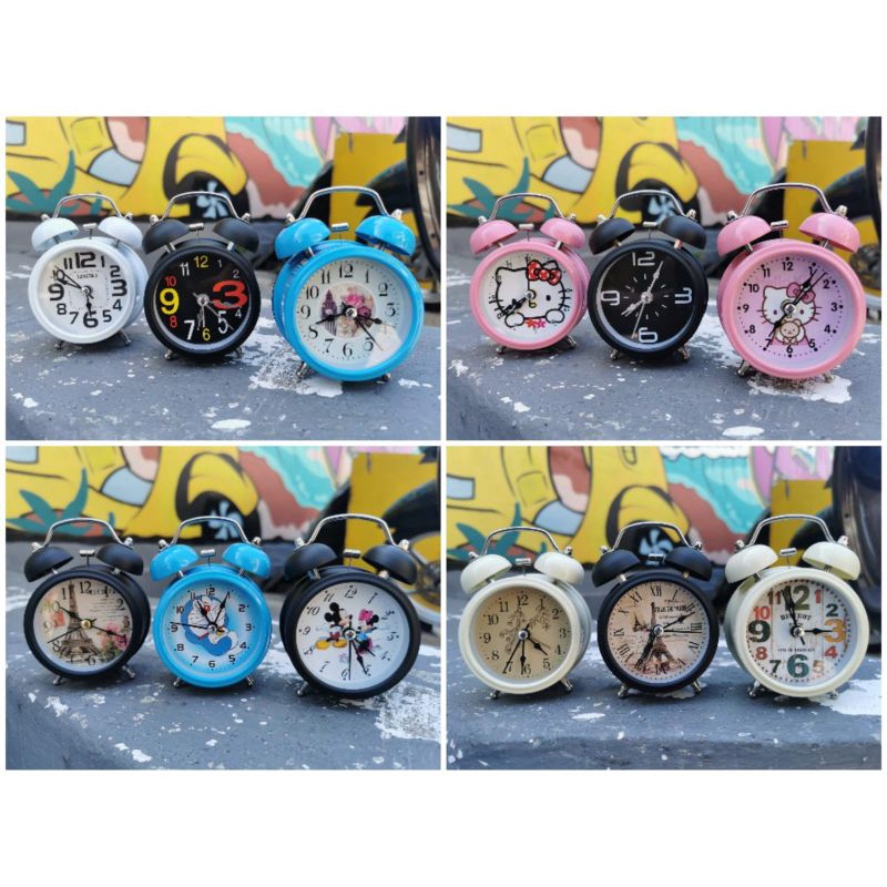 Jam Weker Kringg  motif berkarakter