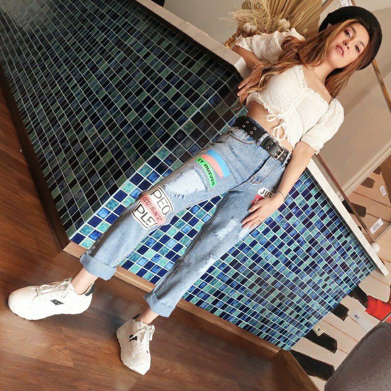 Celana jeans pull & bear Celana Jeans Boyfriend by Calamaryshoes Celana model terlaris