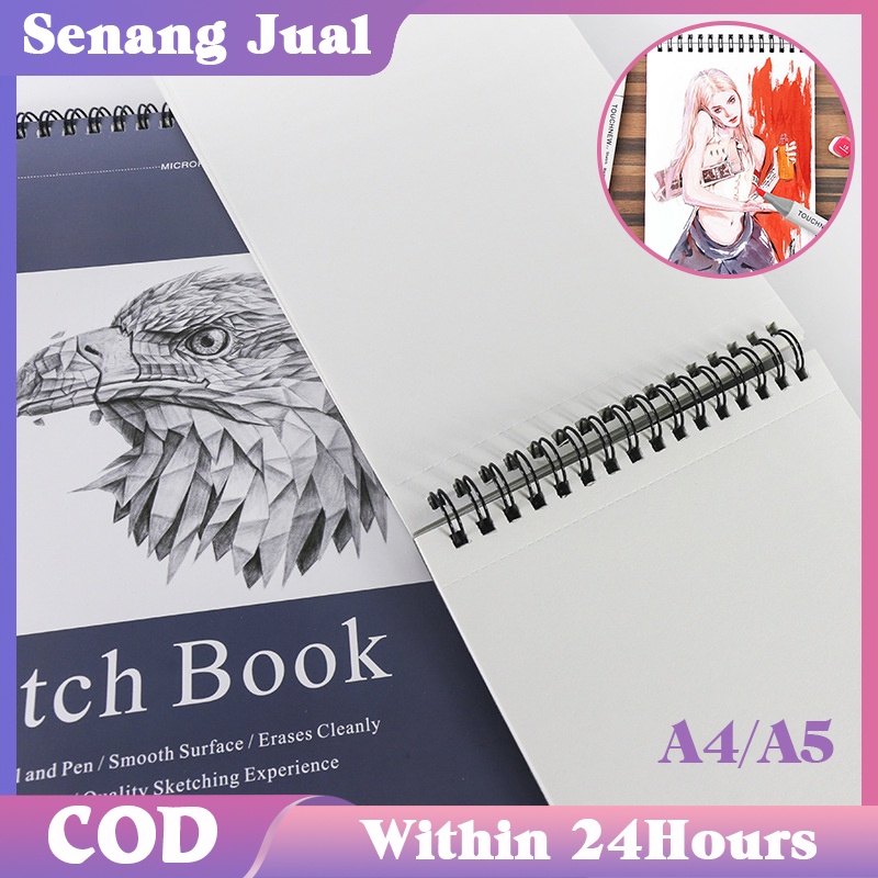 

Buku Gambar Sketchbook A4 A5 / Watercolor Refill Sketchbook Drawing Paper