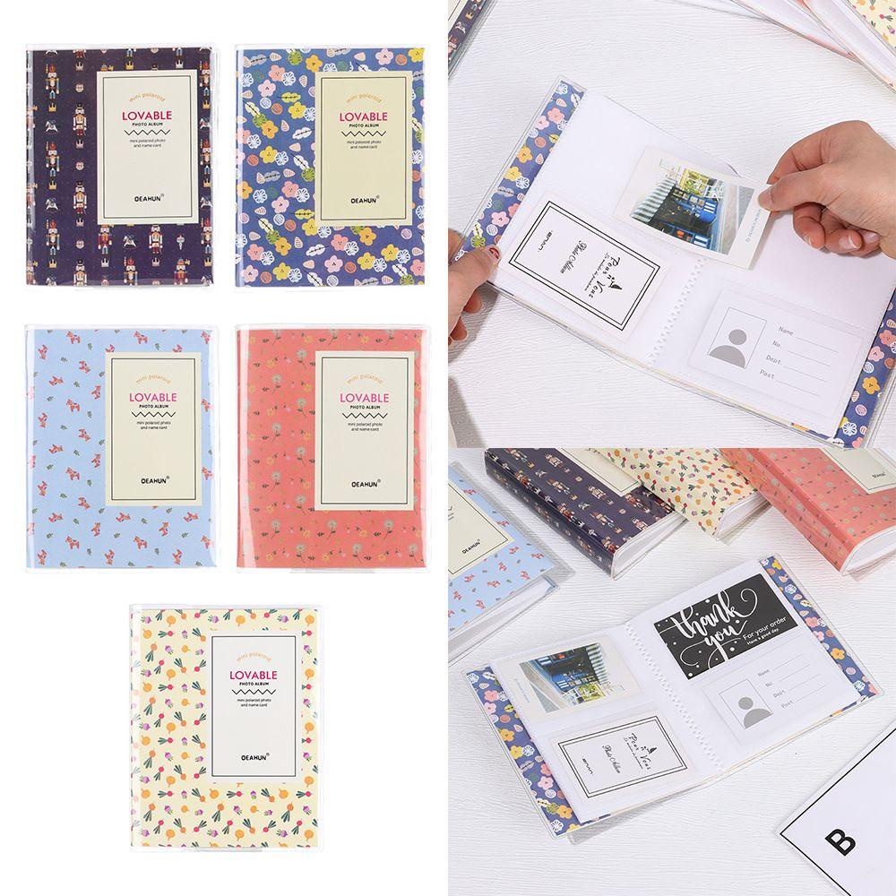 R-flower Photocard Holder Kotak Gambar Buku Penyimpanan Scrapbooking Tahan Lama