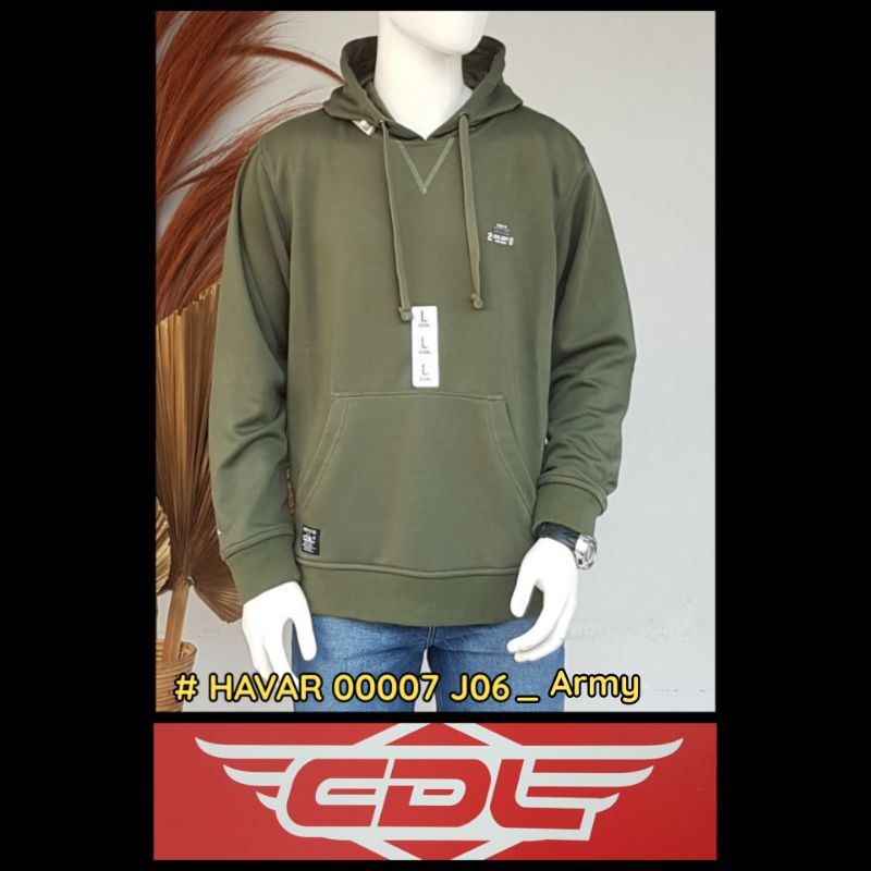 Sweater Hoodie CDL By Cardinal Unisex 5 warna M/L/XL tanpa restleting