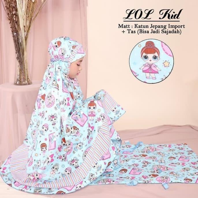 mukena anak lol mukena anak karakter