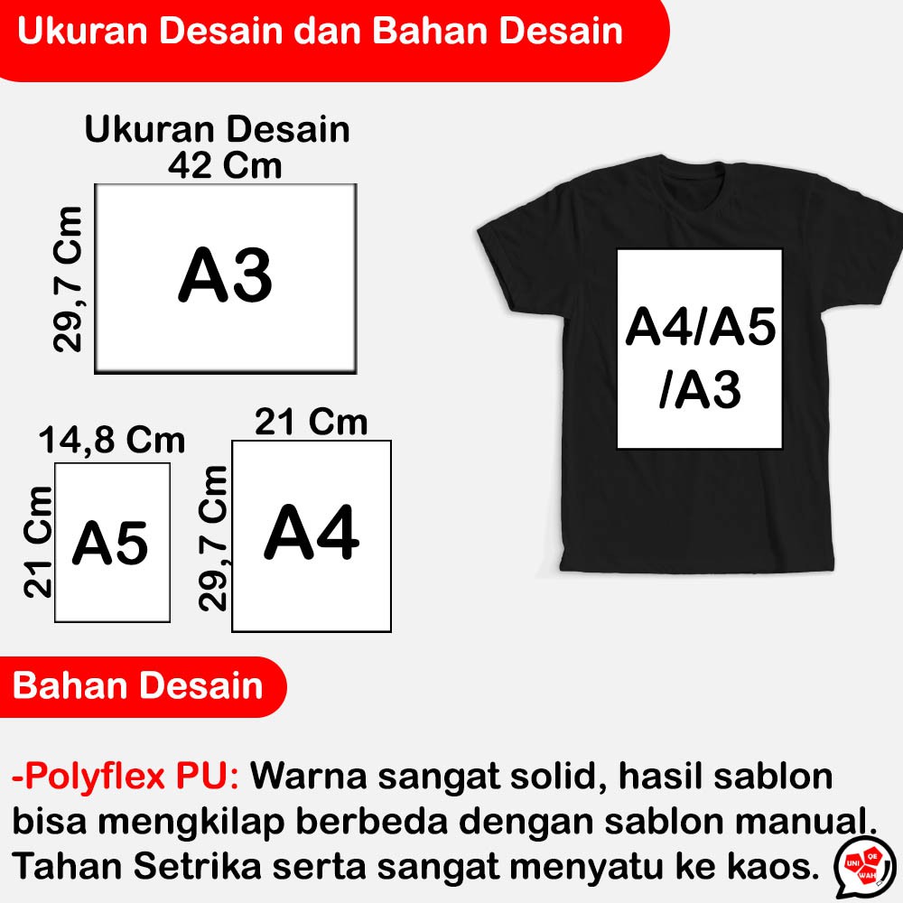 Sablon Kaos Satuan/ Kaos Foto/ Kaos Couple/ Kaos Kata/ Custom Kaos Cotton Combed(PU)