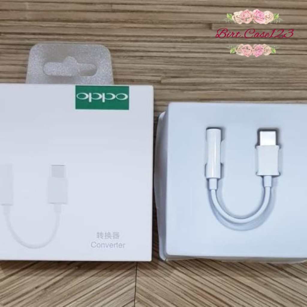 OPPO tipe c To 3.5mm adapter converter audio Jack 3.5mm adapter Headset tipe c original BC2127