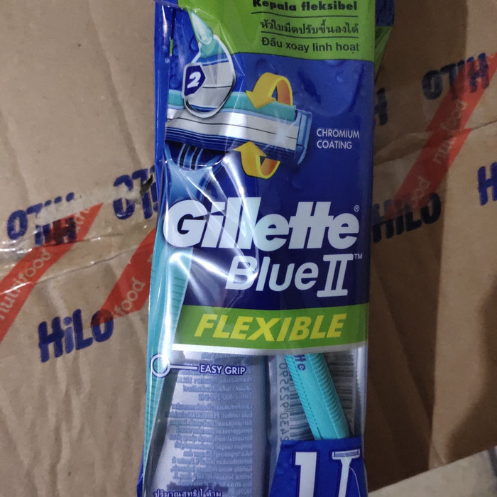 TERBARU Alat Cukur Gillette Blue II Plus Cukuran Biru Goal 2