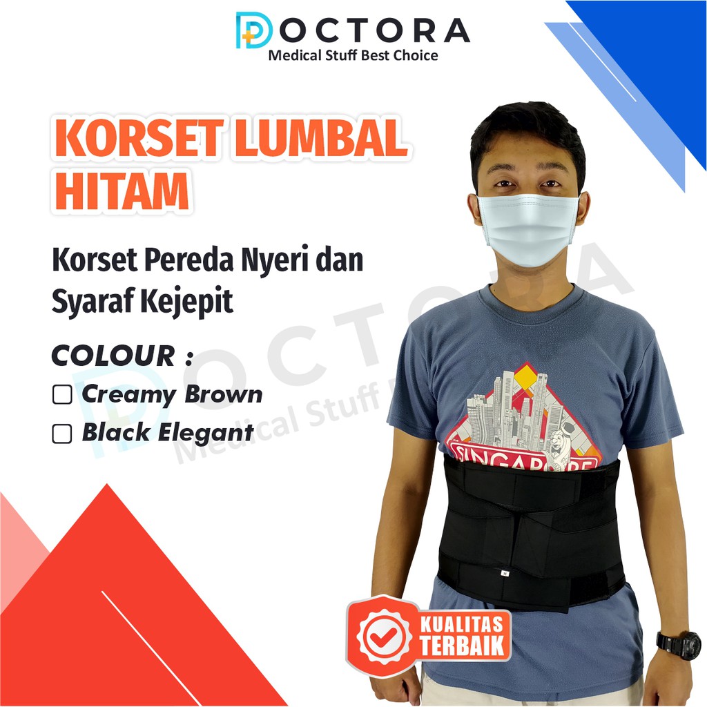 Korset Kesehatan Tulang Belakang Korset Hitam