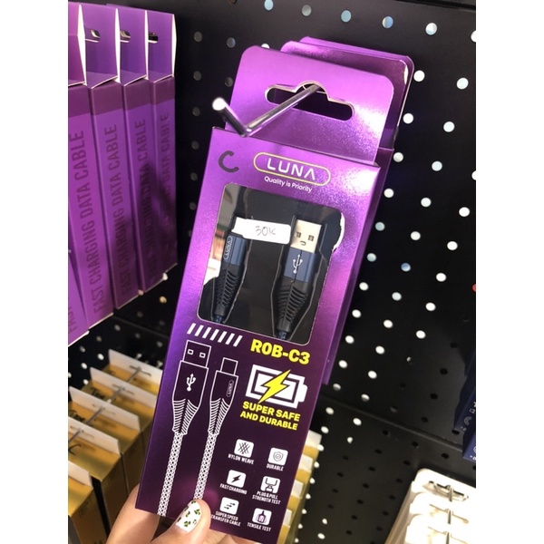 Kabel data tipe C LUNA