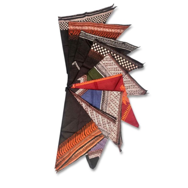 Ikat Kepala batik segitiga udeng / Ikat kepala batik jawa