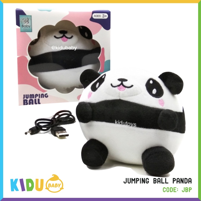 Mainan Edukasi Bola Lompat Musik Boneka Anak Jumping Ball Kidu Baby