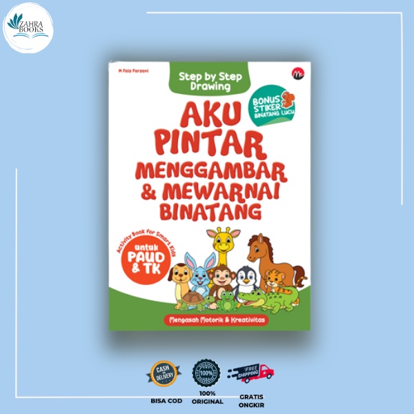 MG - AKU PINTAR MENGGAMBAR & MEWARNAI BINATANG