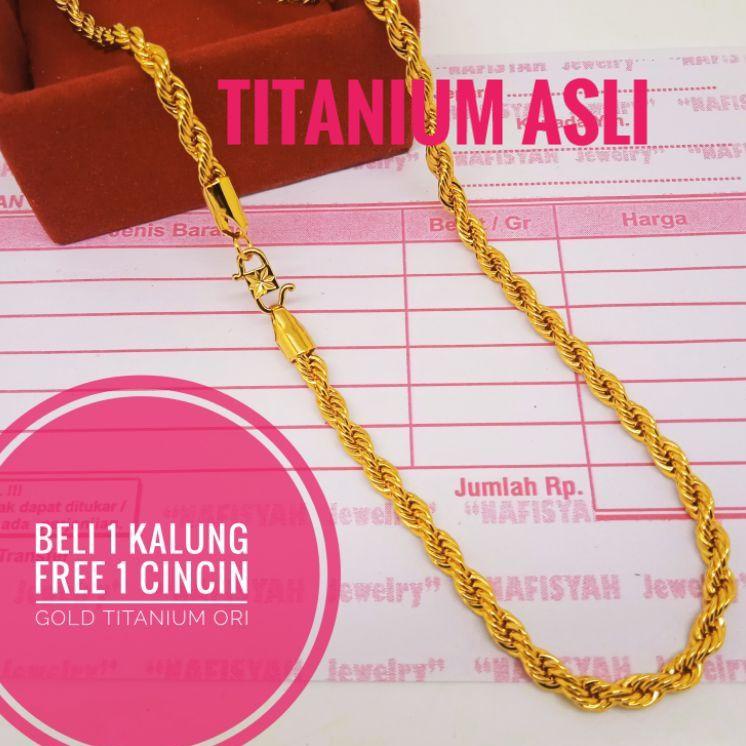 Paling Diminati.. KALUNG TITANIUM ORI MODEL TAMBANG PRIA WANITA