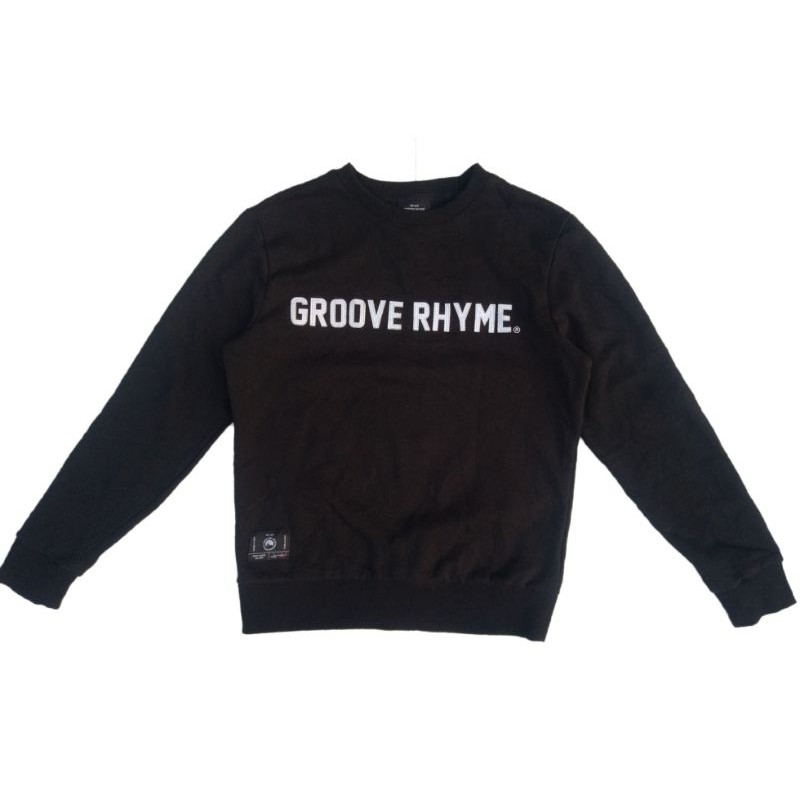 crewneck groove rhyme second / sweater groove rhyme second