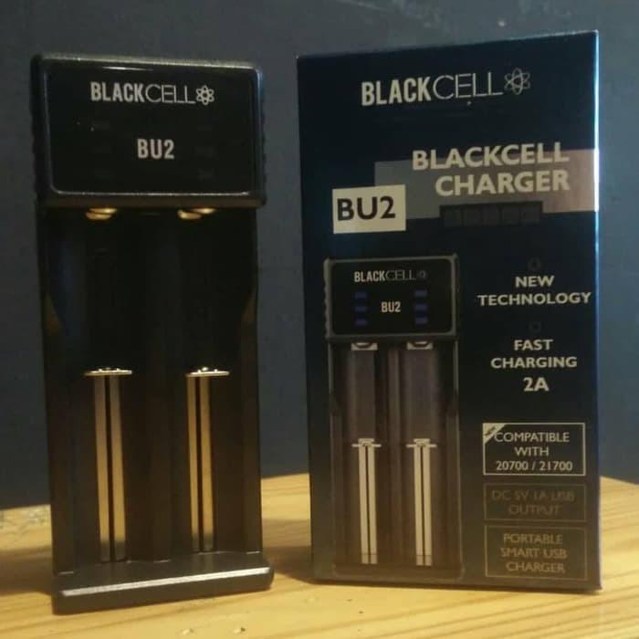 AUTHENTIC Charger Baterai BLACKCELL BU2 18650 20700 21700