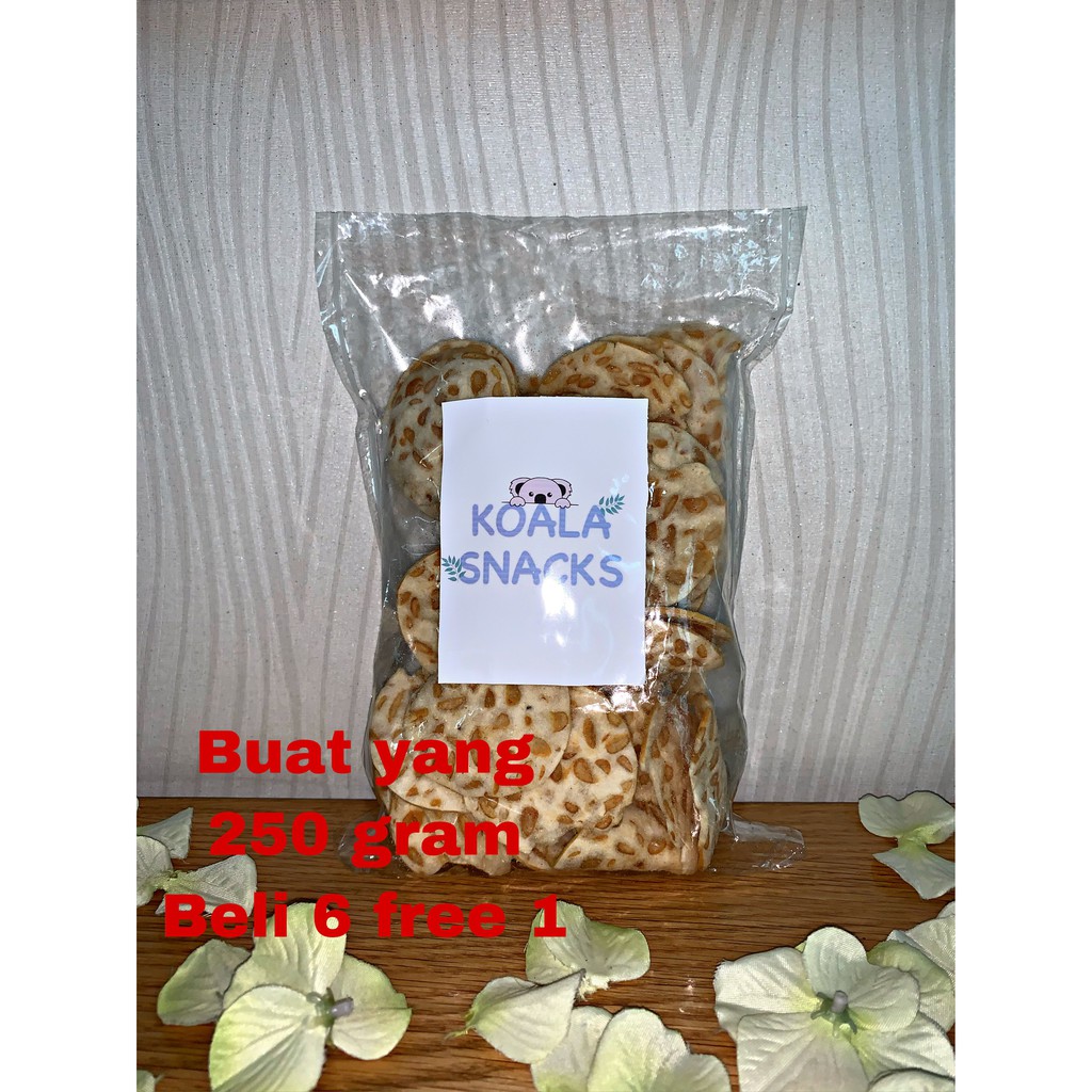 

Keripik Tempe Sagu 250 gram