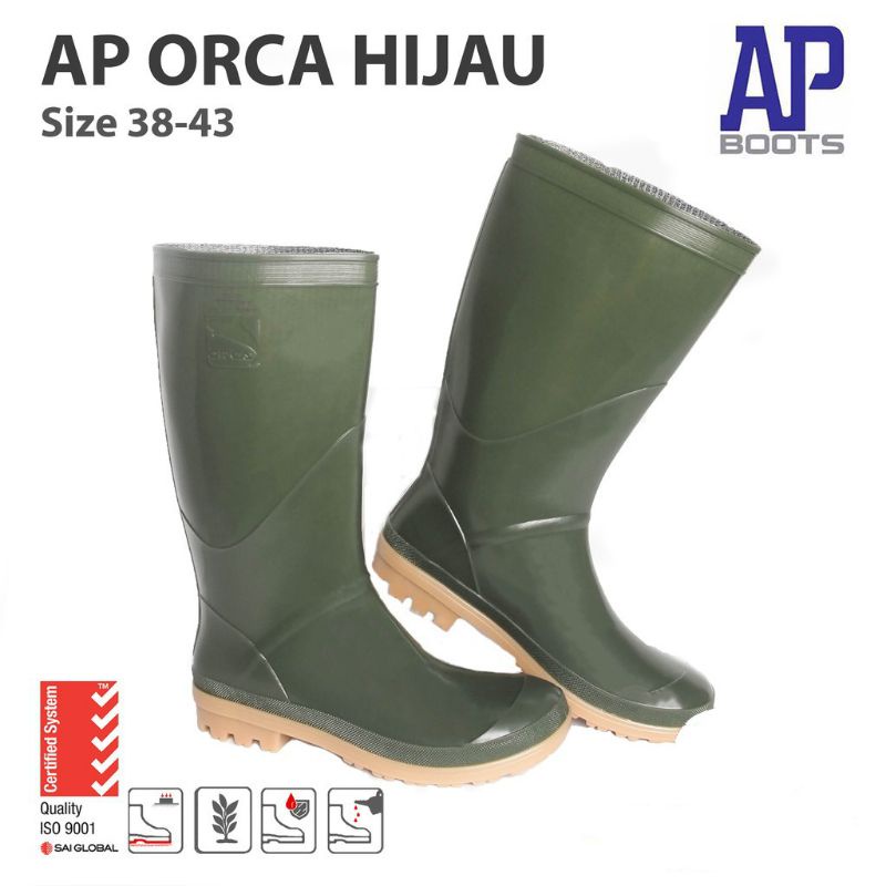 Sepatu Ap Boots orca tinggi  38-43