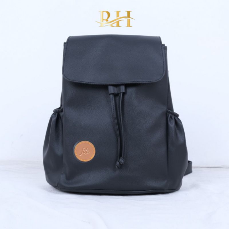 Rhatu.id - HILDA - Tas Ransel Wanita , Cream, Hitam, Ping, Abu-Hilda hitam