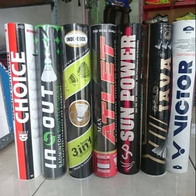 Shuttle Cock Bekas untuk Latihan Drilling