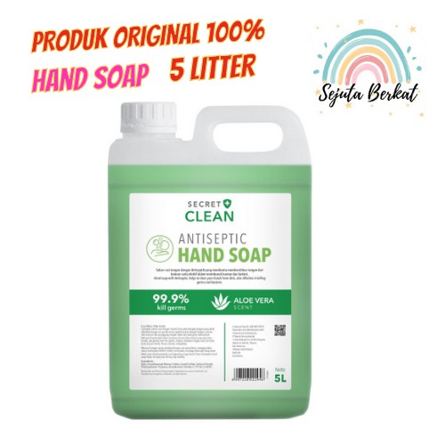 Secret Clean HAND SOAP 5 Litter / sabun cuci tangan murah / sabun cuci tangan literan