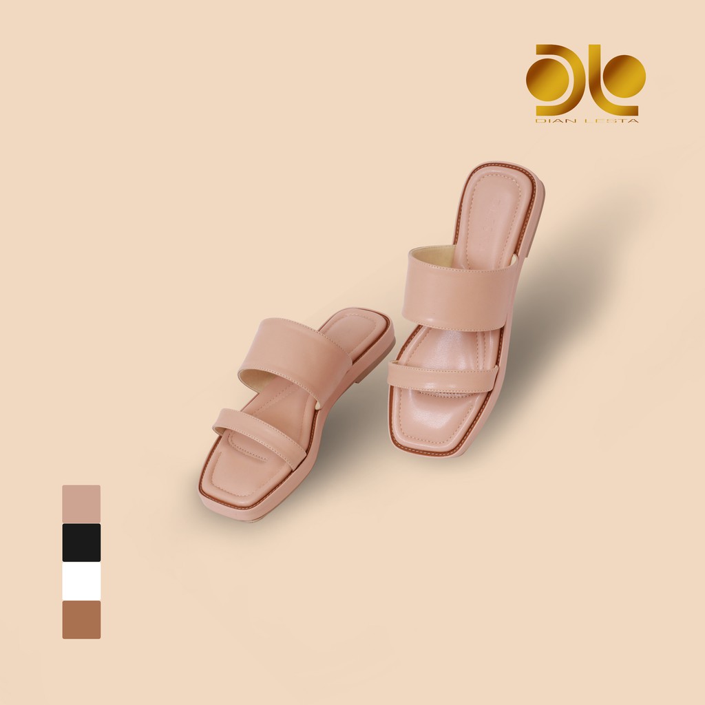 sandal flat wanita || KARINA || sandal wanita / sendal flat / sandal wanita kekinian / By DLESTA