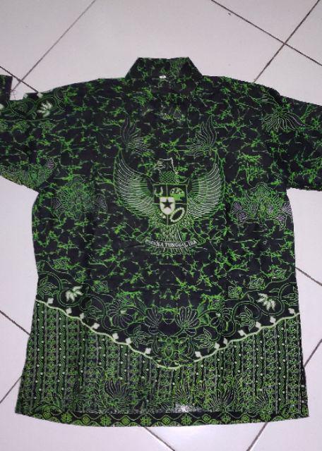 New Promo!!! Model Baru Motif Garuda Batik Pekalongan Lengan Panjang Keren Elegan