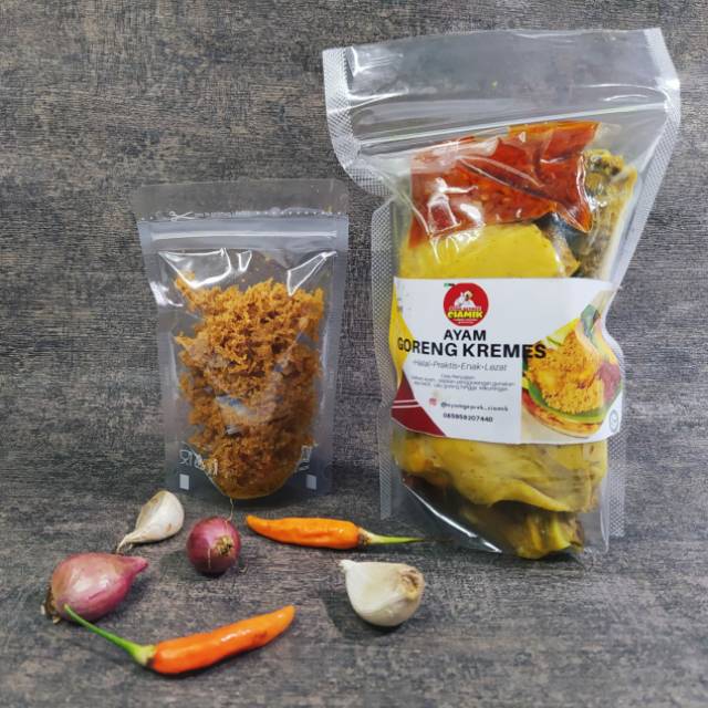 

Ayam Goreng Boiler/Kampung Ungkep Bumbu Kuning Kremezz Free Sambal Bawang by Ayam Geprek Ciamik