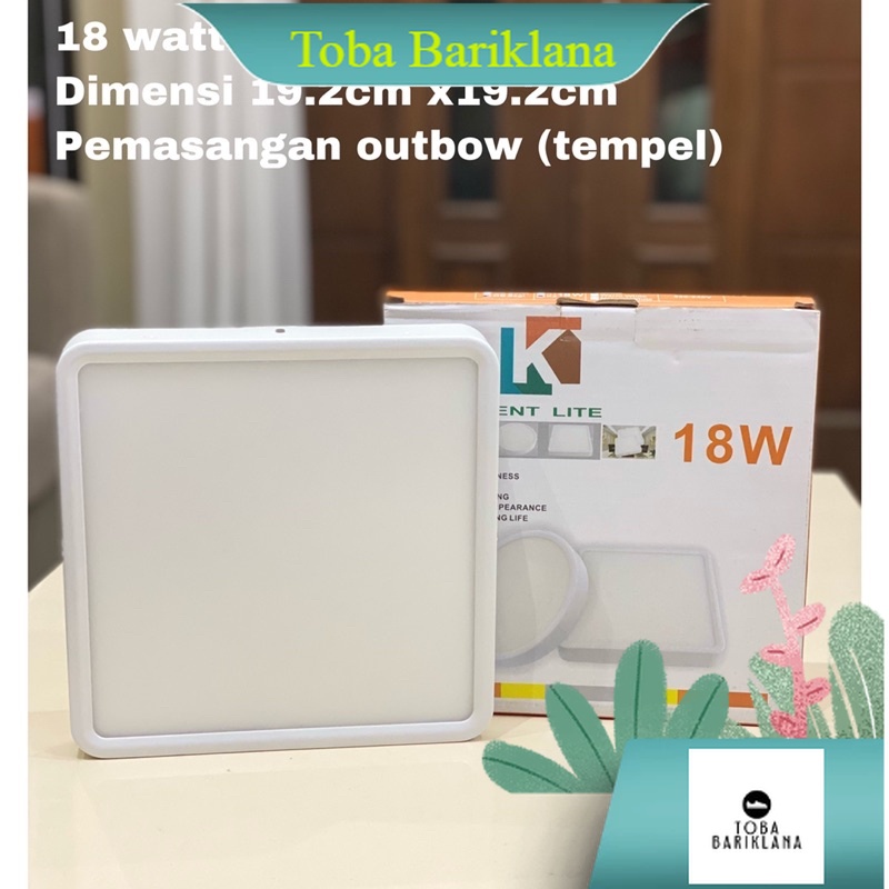 downlight led 18 watt Outbow kotak Led panel light