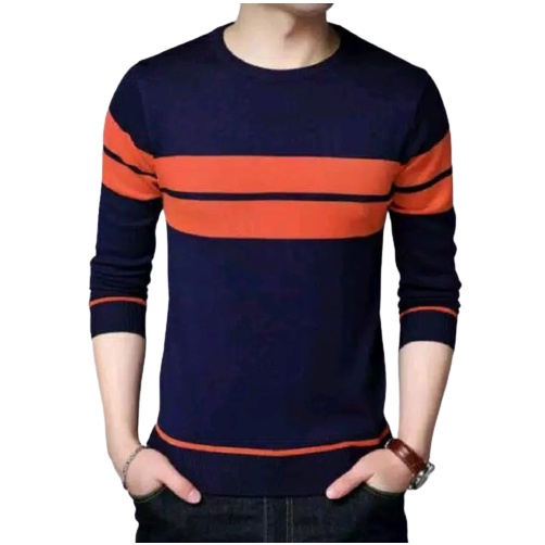 pojoksweater.id - Sweater Rajut Round Strip 2 12 Get Kualitas Terbaik