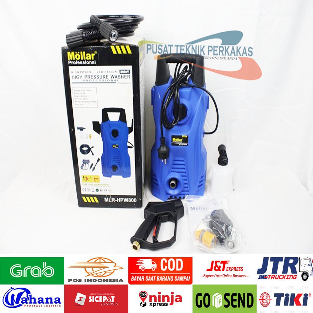 MESIN SEMPROT AIR BERTEKANAN TINGGI BY MOLLAR MLR-HPW800 HIGH QUALITY (BEST SELLER