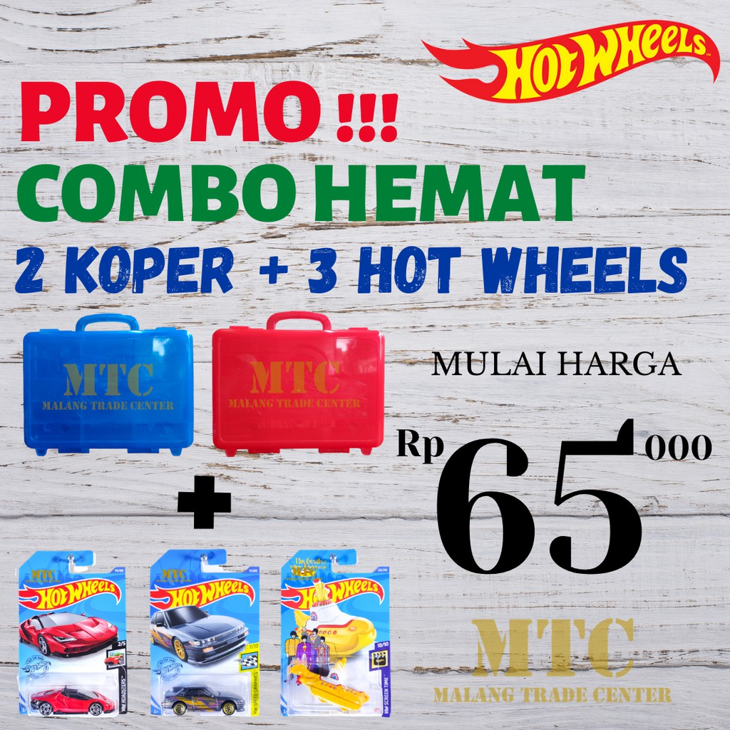 HOT WHEELS CARRY CASE ORIGINAL MATTEL | KOPER HOT WHEELS COMBO HEMAT