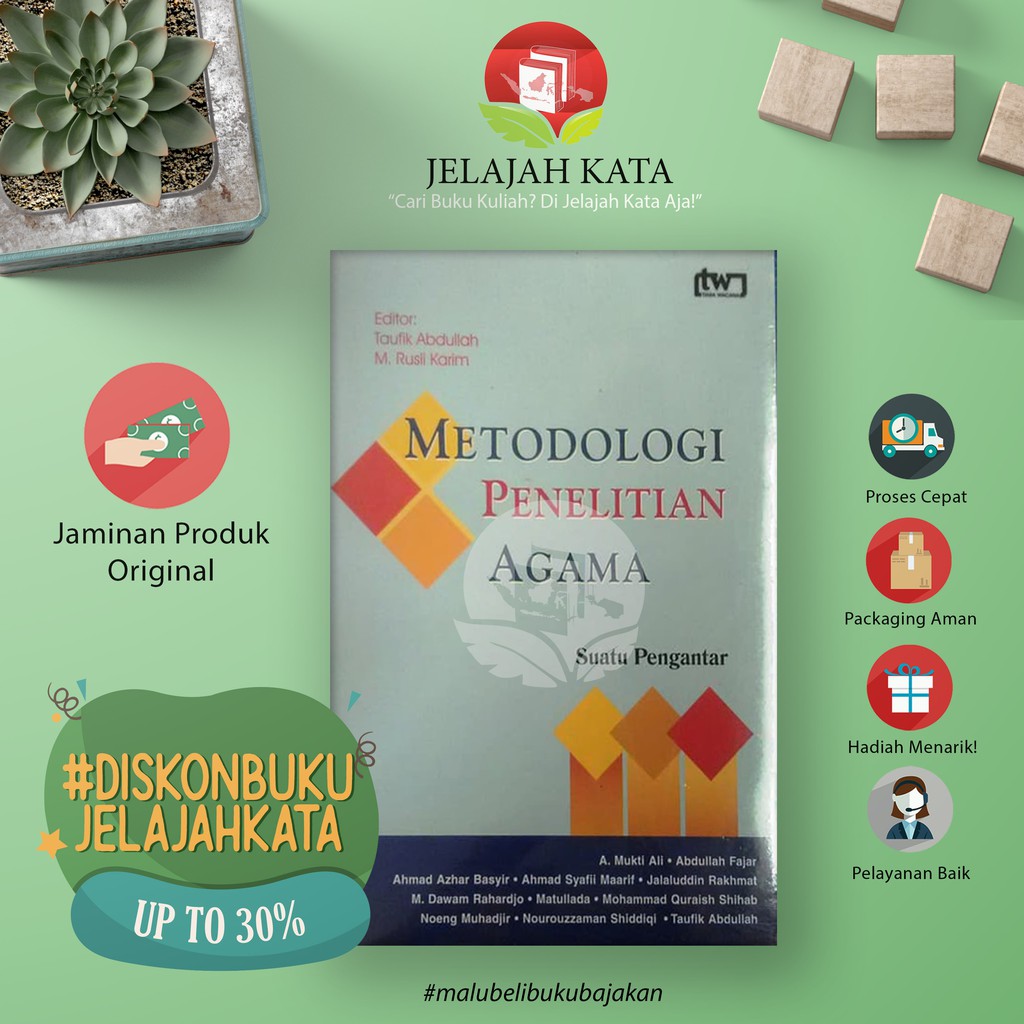 Buku Metodologi Penelitian Agama Suatu Pengantar Shopee Indonesia