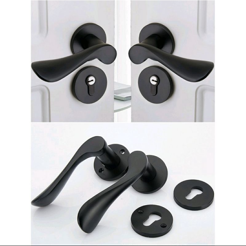 gagang pintu set premium handle pintu set