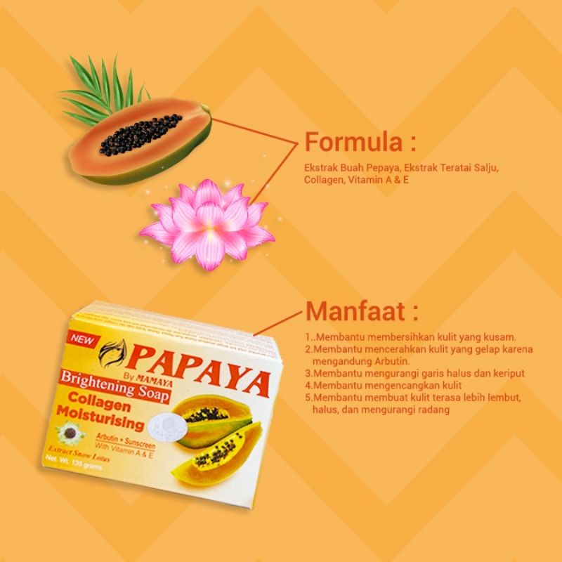 Mamaya Sabun RDL Papaya 135gr