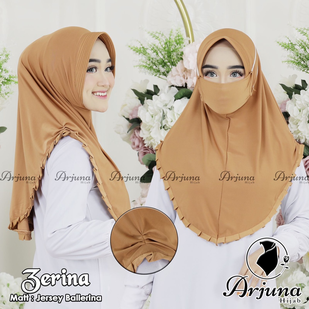 HIJAB INSTANT ZERINA NIQOB ORI AHFILL ARJUNA FARRAH