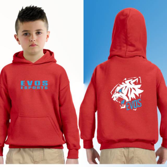 JAKET SWEATER HOODIE ANAK EVOS ESPORTS