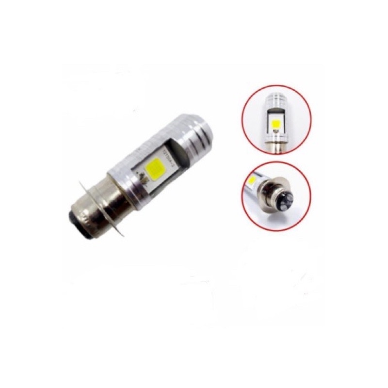 lampu led depan ac dc / lampu utama motor led 2 mata ac dc mio miosoul gt mio j xeon fino vario beat scoopy dll