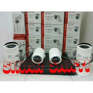 PAKET CCTV HIKVISION 4CH 2MP + 1TB HDD ( Komplit siap psg )