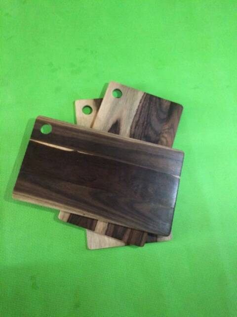 Talenan kayu 34x19xtebal  sonokeling wooden cutting board elegan