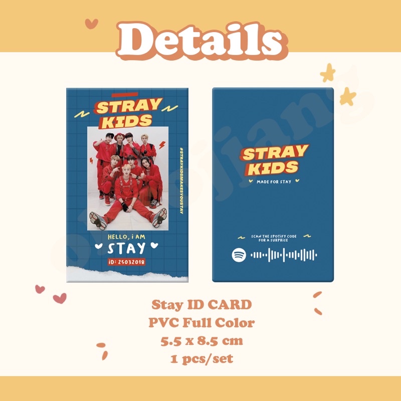 STRAY KIDS ID CARD PHOTOCARD HOLDER BANTEX LANDYARD SET PREMIUM