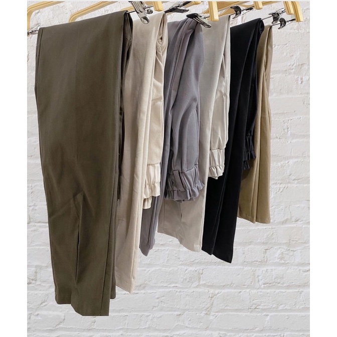 Pocket twill pants / celana twill cubit / celana katun / celana kantor / celana chinos wanita