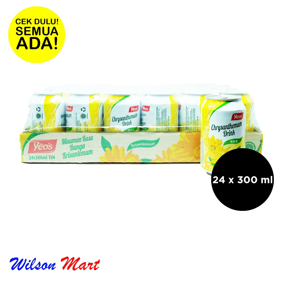 

YEOS CHYSANTHEMUM TEH KEMBANG ISI 24 X 300 ML