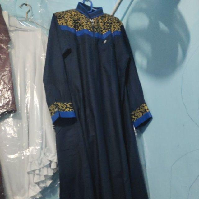 Gamis Hawi Exclusive Motif Batik 1 & 2 / Gamis Pria Slim Fit /jubah Laki Laki-laki Pria/gamis Atqiya