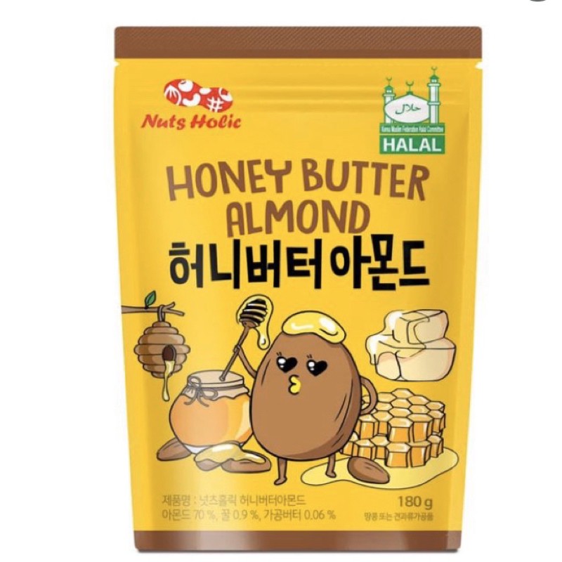 

Nuts hollic honey butter almond 180 gr