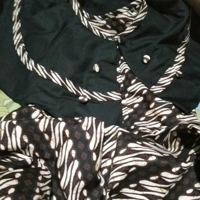 Dress Batik Anak Perempuan Dress Anak Pesta Kekinian Baju Cewek Usia 1-9 Tahun Kode Md-1